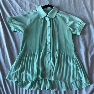 Vintage Pleated Blouse